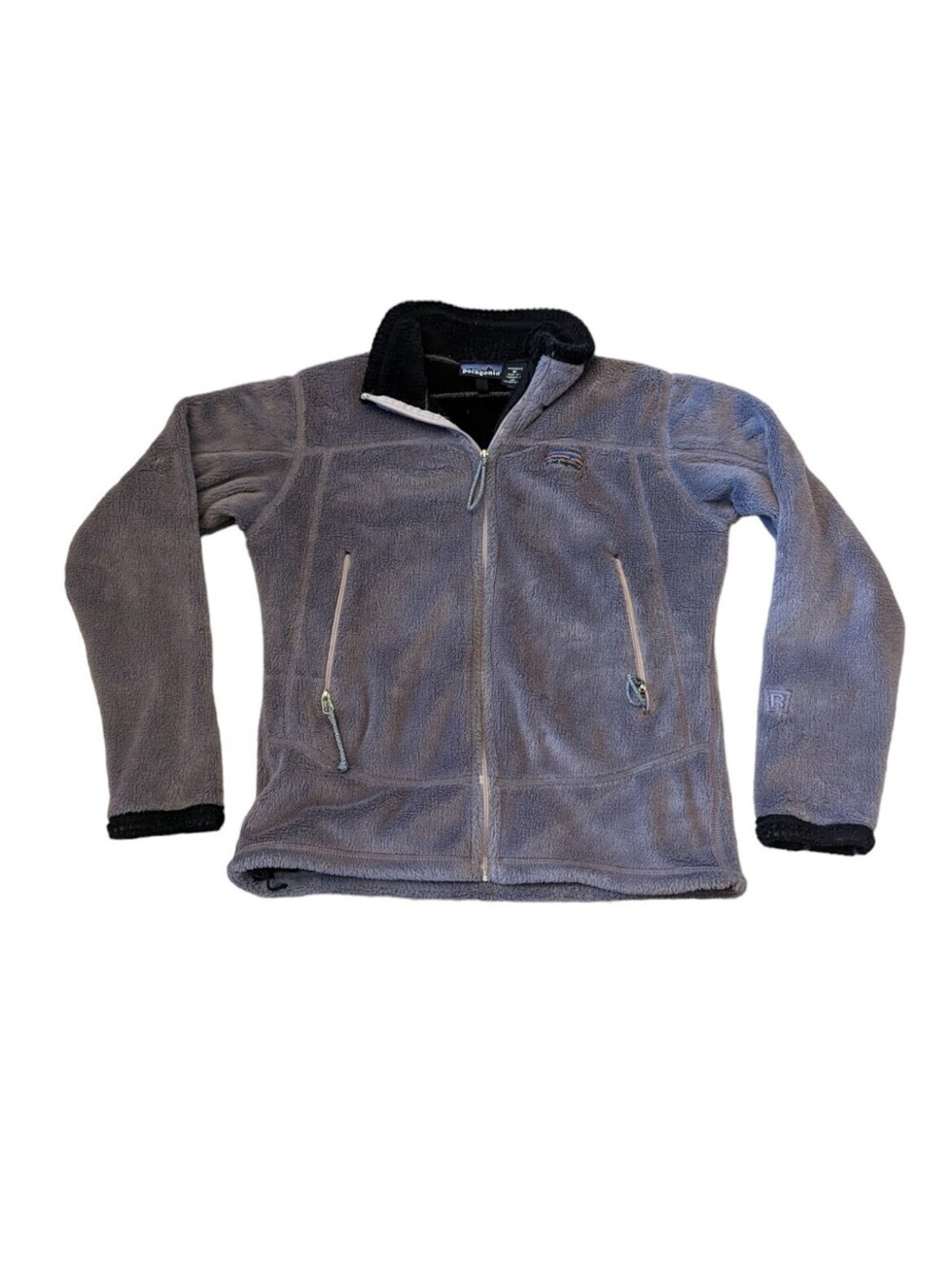 Vtg Patagonia R1 Womens Purple Full Zip Fleece Sweater Jacket Regulator R Medium